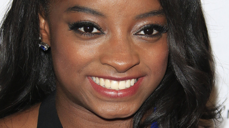 Simone Biles smiling