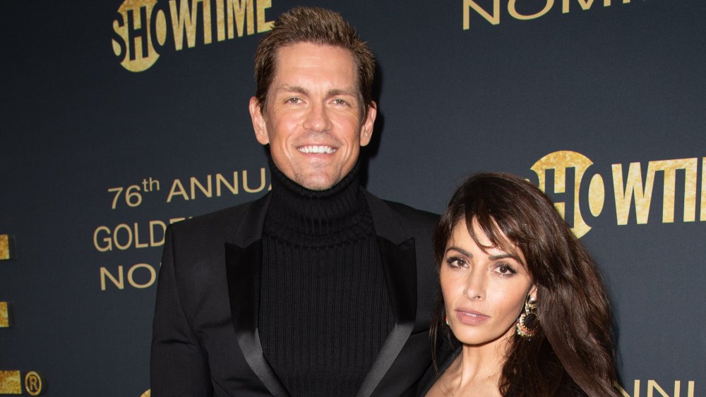 Steve Howey and Sarah Shahi