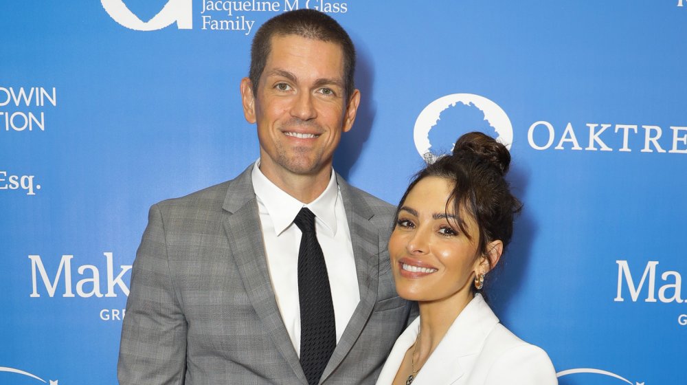 Steve Howey and Sarah Shahi
