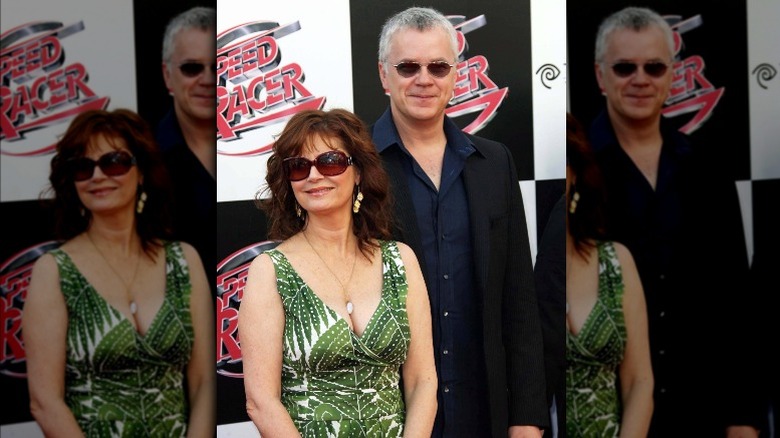 Susan Sarandon and Tim Robbins smiling 