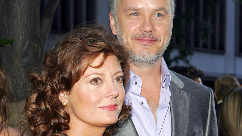 Susan Sarandon and Tim Robbins smiling 