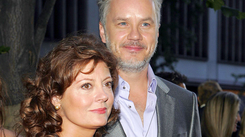 Susan Sarandon and Tim Robbins smiling