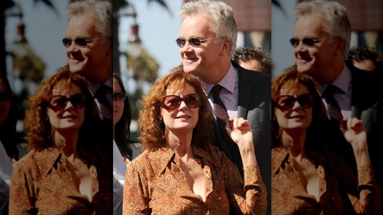 Susan Sarandon and Tim Robbins smiling
