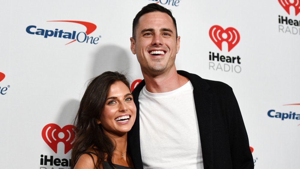 Jessica Clarke and Ben Higgins attend the 2019 iHeartRadio Music Festival