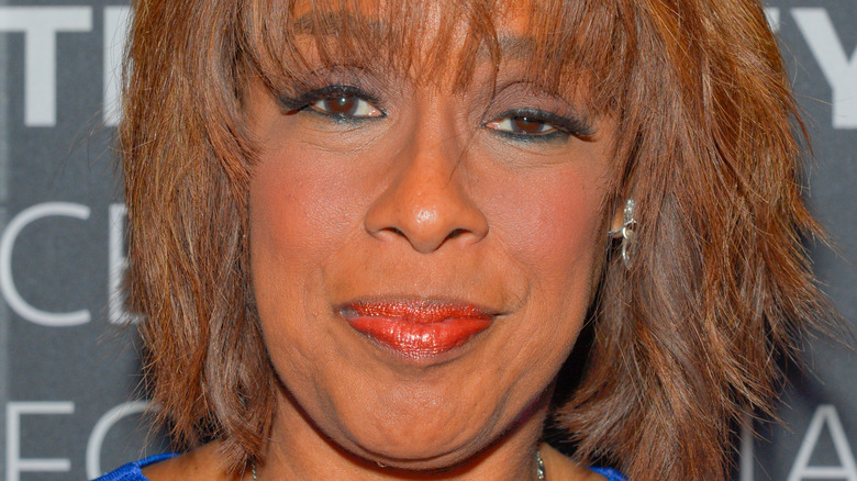 Gayle King on a red carpet