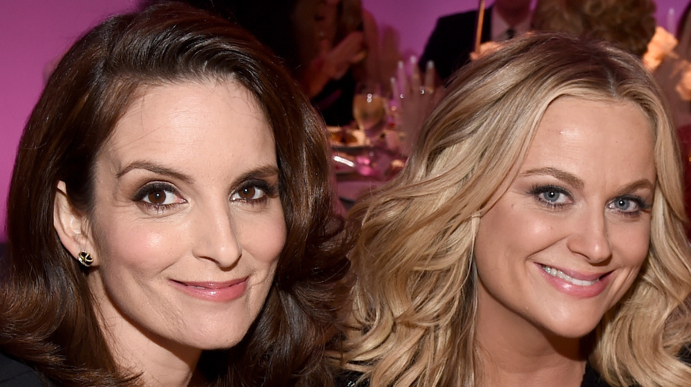 Tina Fey and Amy Poehler at an event 