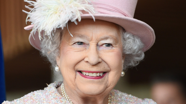 Queen Elizabeth II smiling 