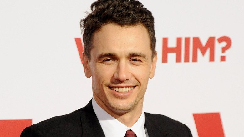 James Franco grinning