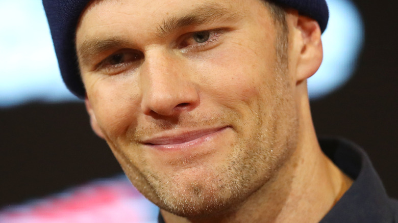 Tom Brady smiling