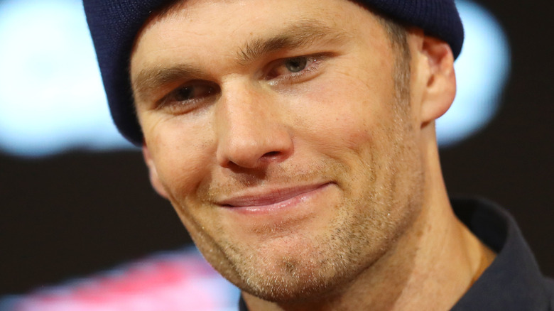 Tom Brady smiling