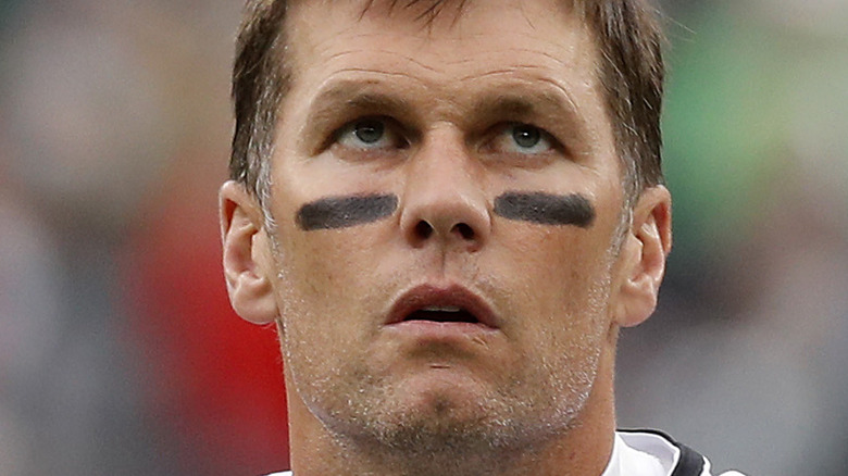 Tom Brady serious