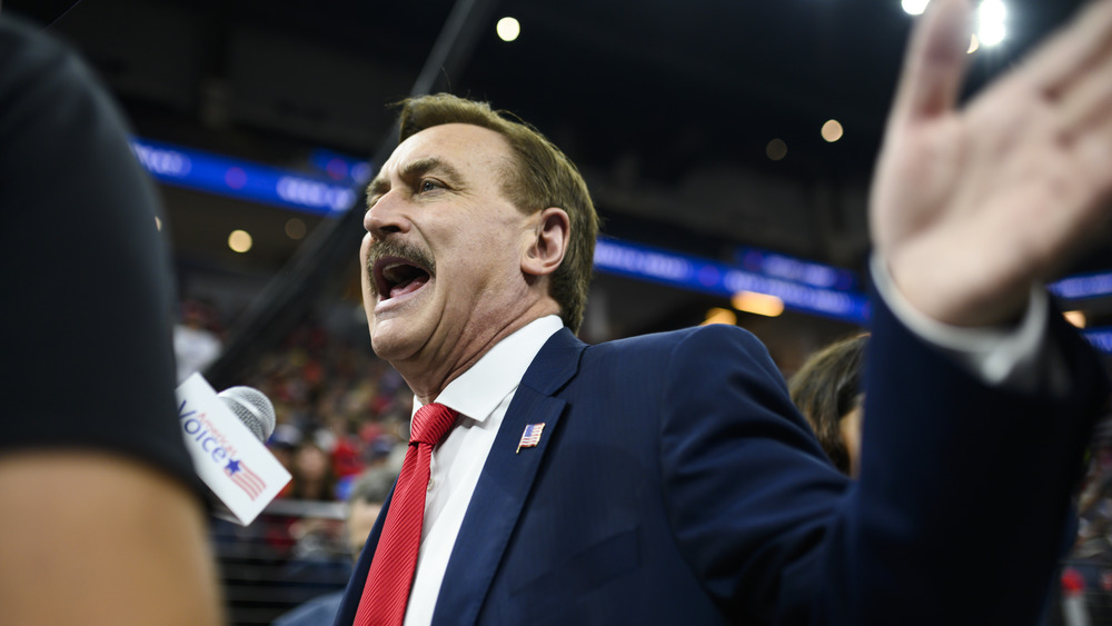 Mike Lindell at Trump rally