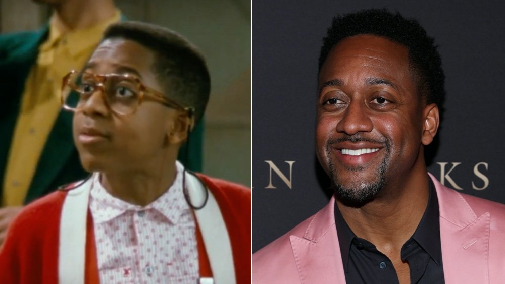 Split image of Steve Urkel, Jaleel White