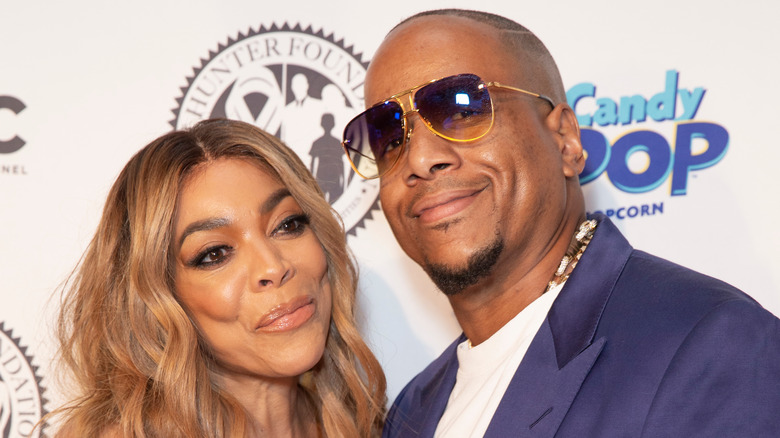 Wendy Williams and Kevin Hunter smiling