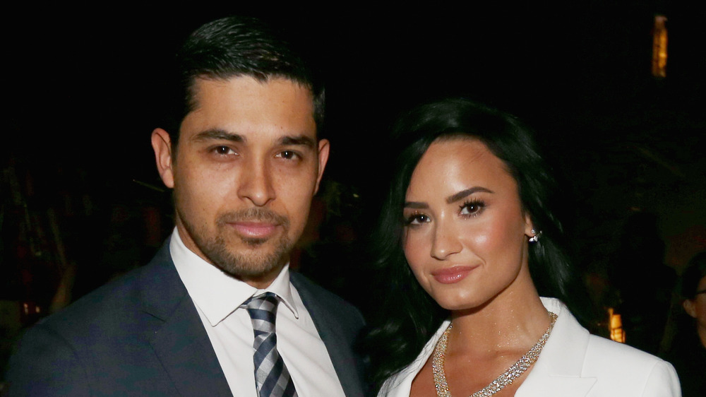 Demi Lovato and Wilmer Valderrama at an event 