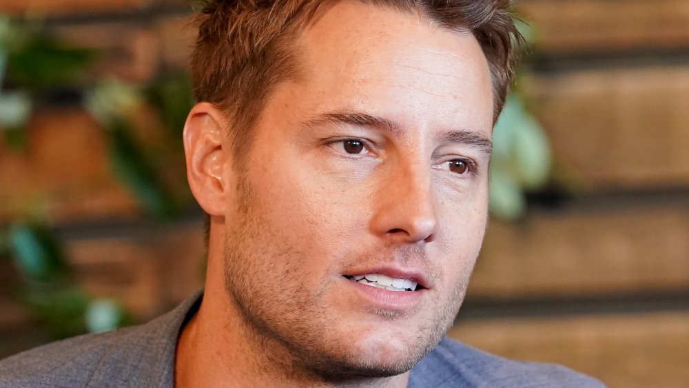 Justin Hartley speaking