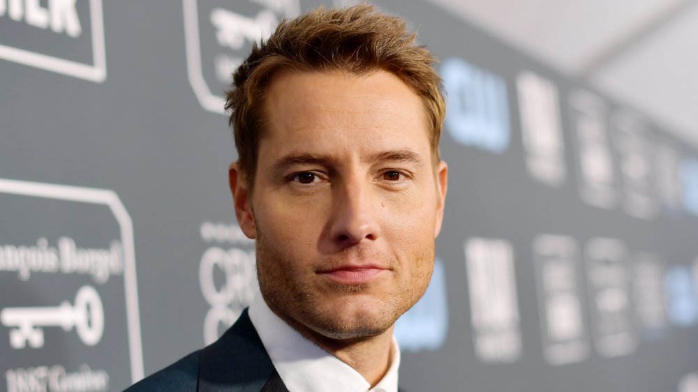 Justin Hartley on the red carpet