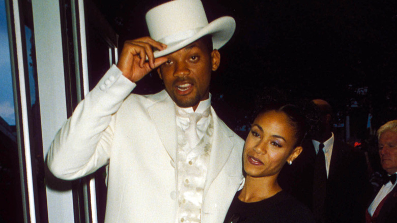 Will Smith and Jada Pinkett Smith at the premiere of Wild Wild West