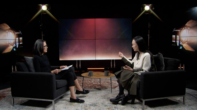 Ann Curry interviewing Min Jin Lee