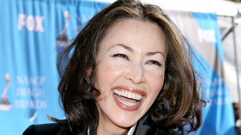 Close up of Ann Curry smiling