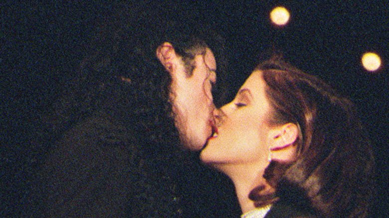 Michael Jackson and Lisa Marie Presley