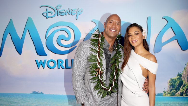 Dwayne Johnson and Nicole Scherzinger