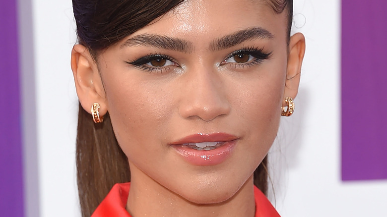 Zendaya gazing in front