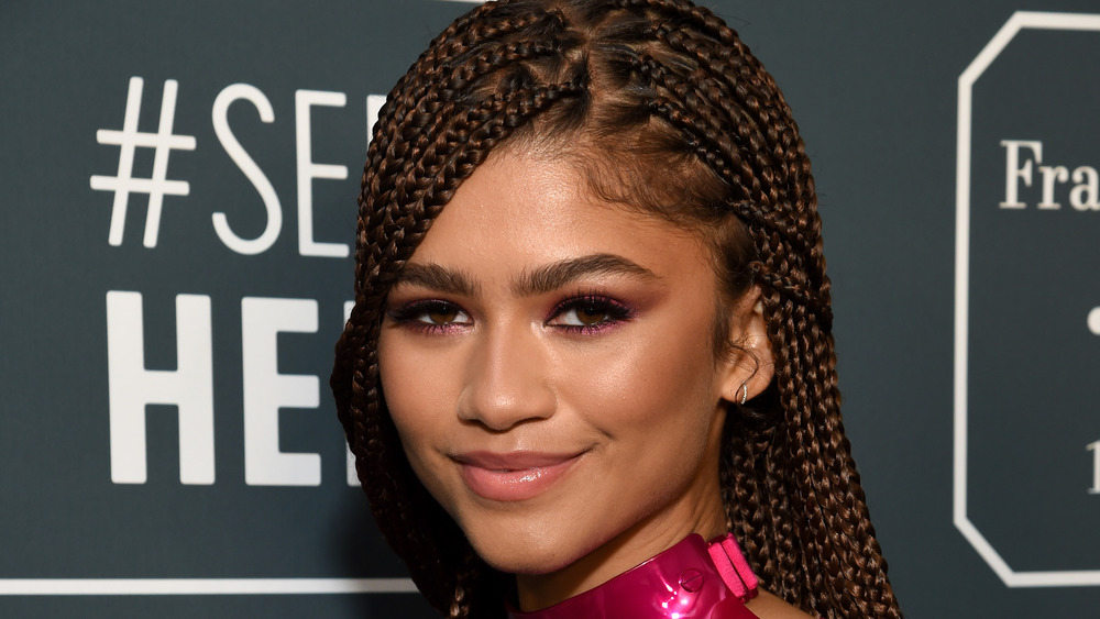 Zendaya smiling