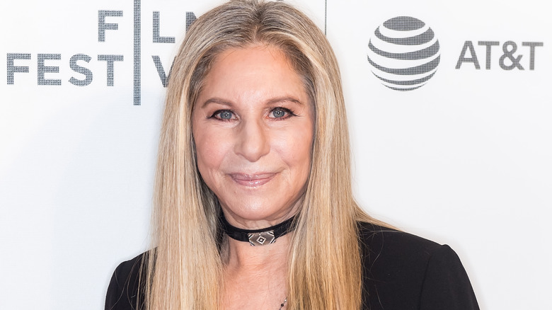 Barbar Streisand smiling