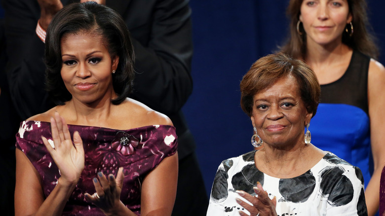 Michelle Obama and her mom, Marian Robinson
