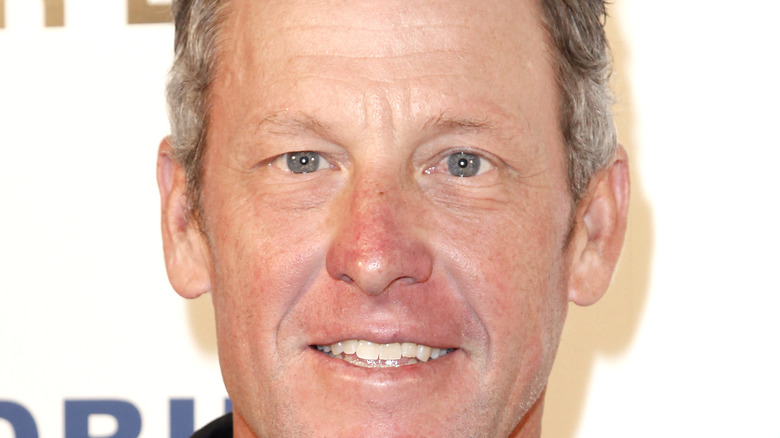 Lance Armstrong smiling