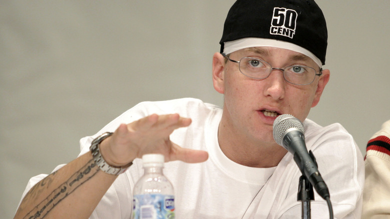 Eminem speaking