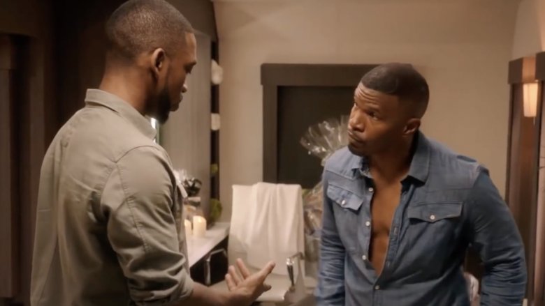 Jay Pharoah and Jamie Foxx in White Famous