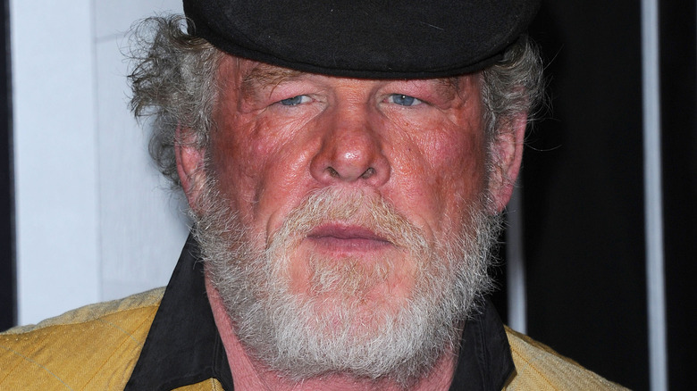 Nick Nolte posing for cameras