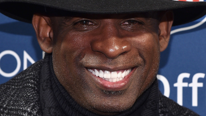 Deion Sanders smling