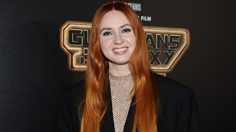 Karen Gillan grinning