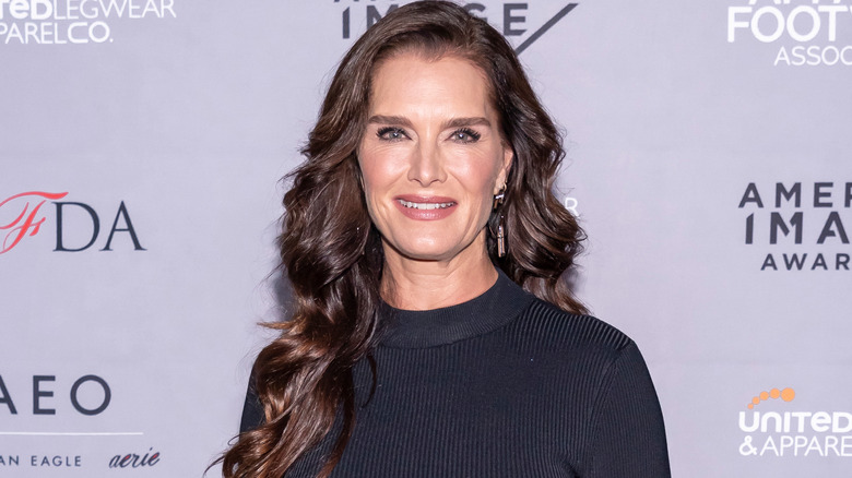 Brooke Shields smiling