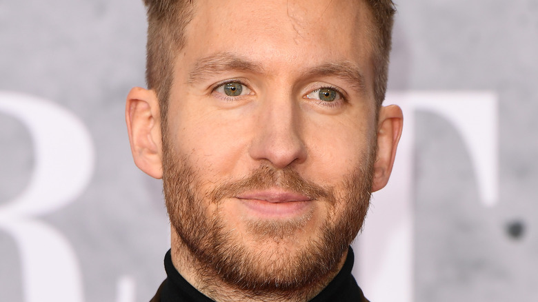 Calvin Harris on red carpet