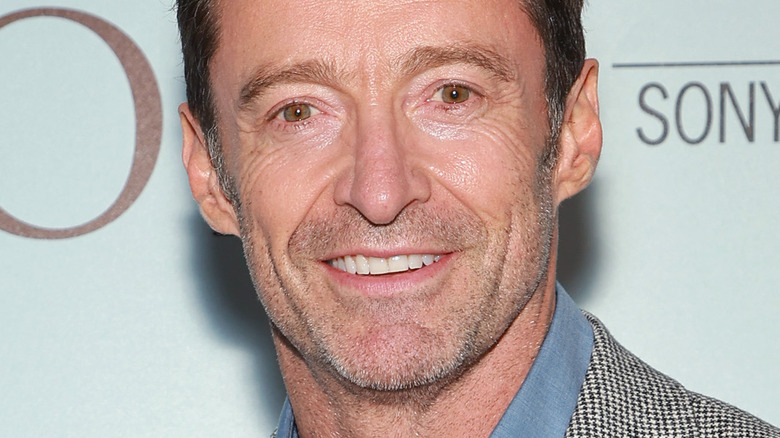 hugh jackman smiling