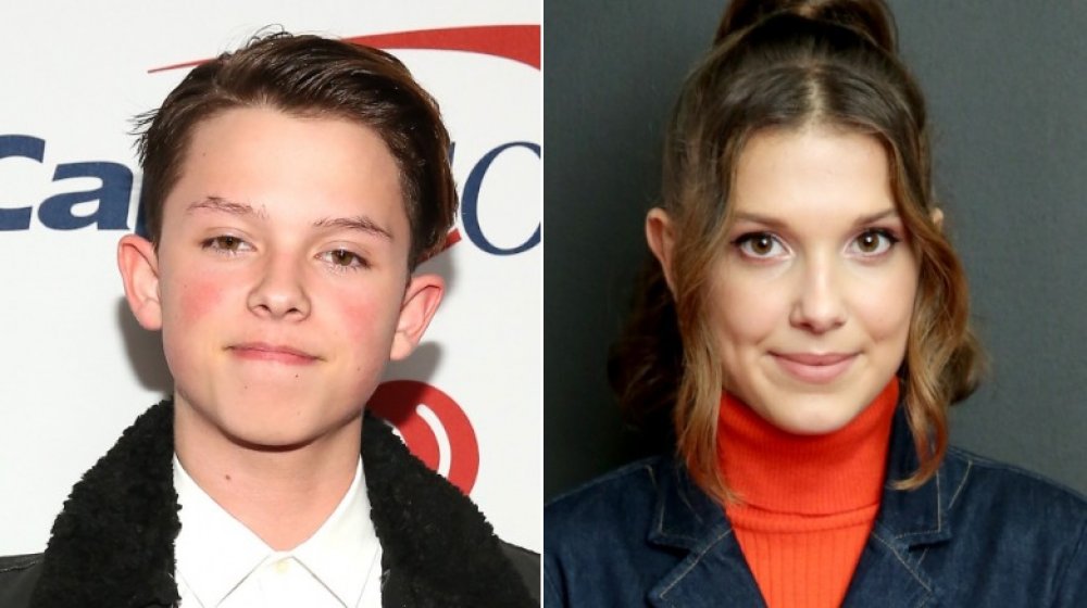 Jacob Sartorius and Millie Bobby Brown