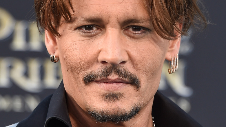 Johnny Depp on the red carpet