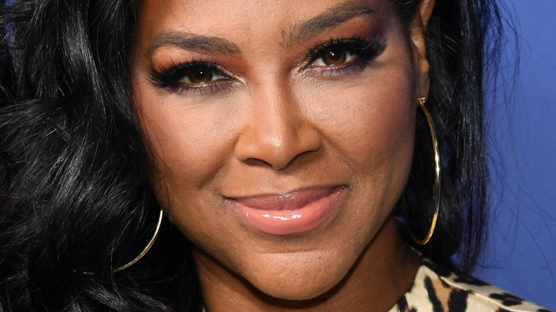 Kenya Moore smiling