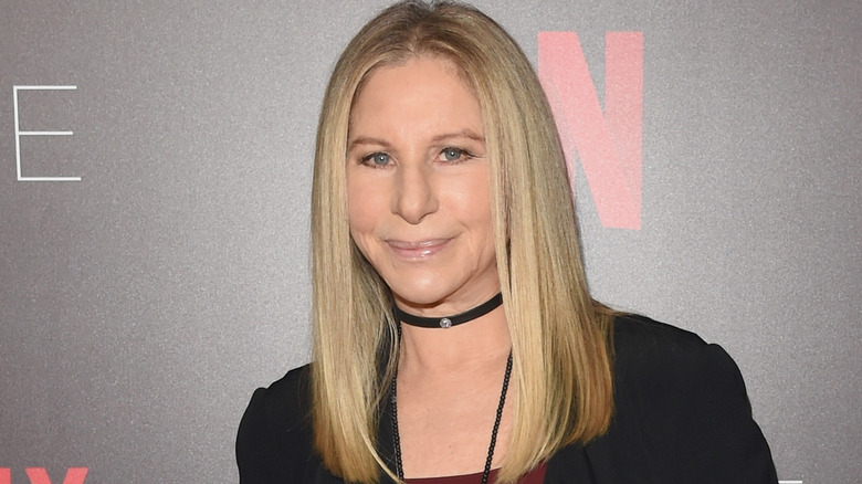 Barbra Streisand posing