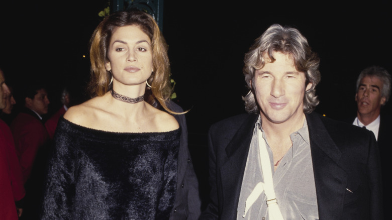 Cindy Crawford and Richard Gere in the 1990s
