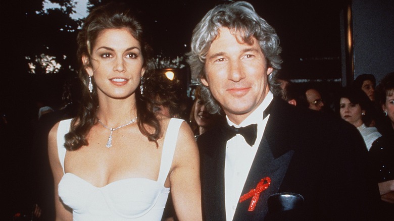 Cindy Crawford and Richard Gere in formalwear