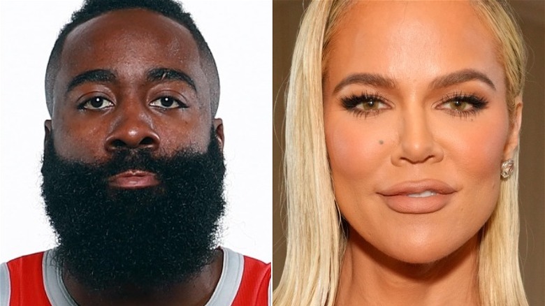 James Harden and Khloé Kardashian