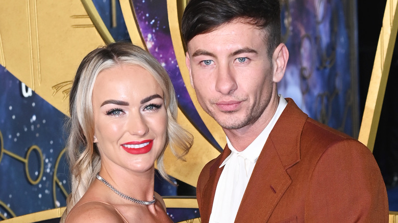 Barry Keoghan & Alyson Kierans posing
