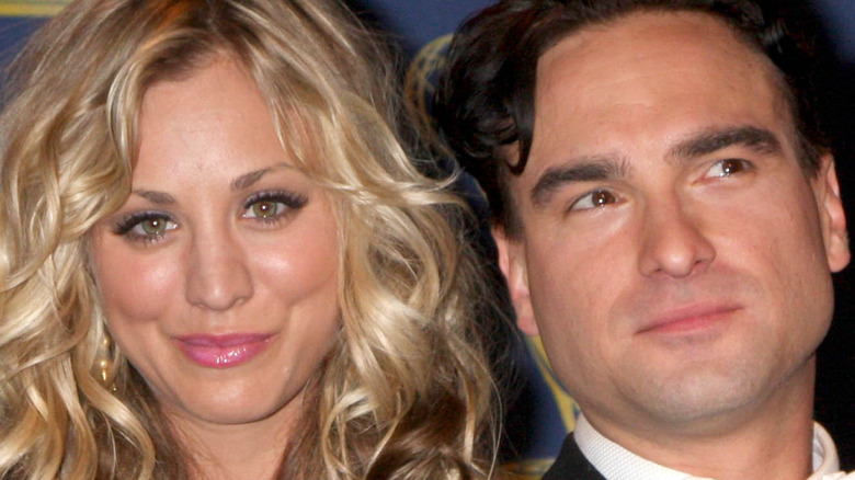 Kaley Cuoco and Johnny Galecki