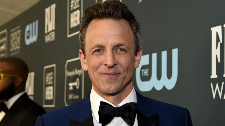Seth Myers smiling