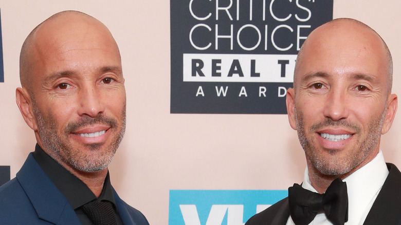 Jason Oppenheim and Brett Oppenheim at an award show